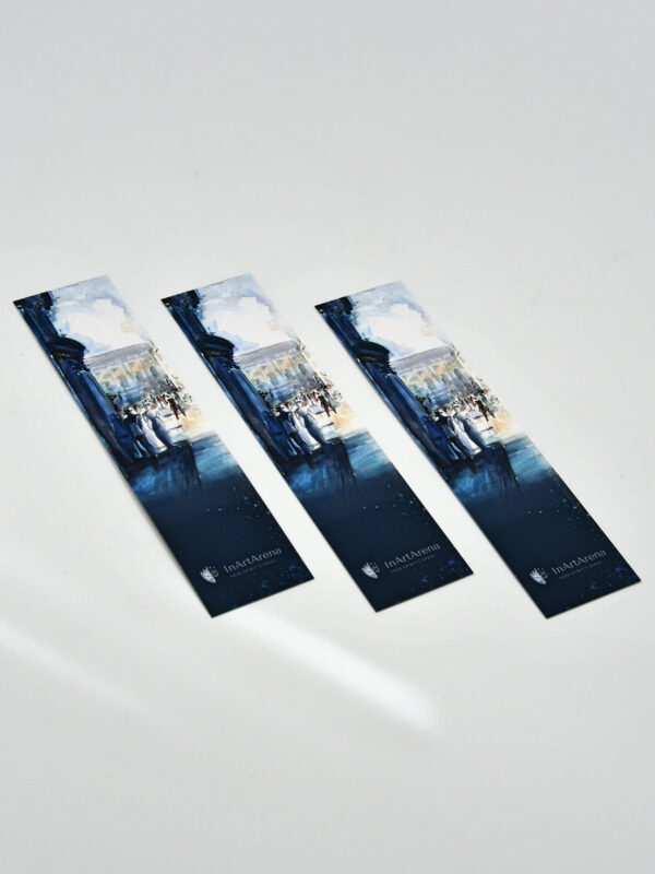 Hand-Illustrated Bookmark: Old Town, Bucharest, souvenir