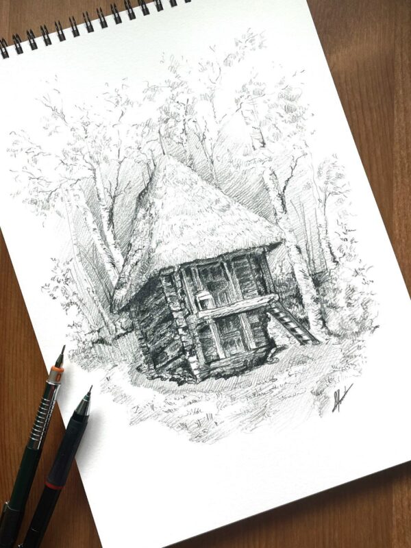 Traditional house from Astra Museum