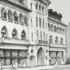 The Bacovian Theater - Original Ink Illustration