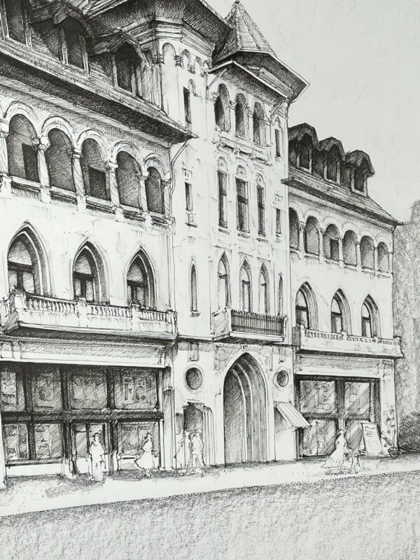 The Bacovian Theater - Original Ink Illustration