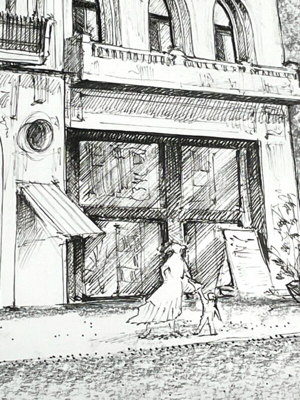 The Bacovian Theater - Original Ink Illustration