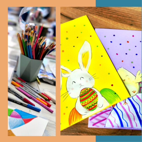 atelier de creație pentru copii, desene atelier de Paste